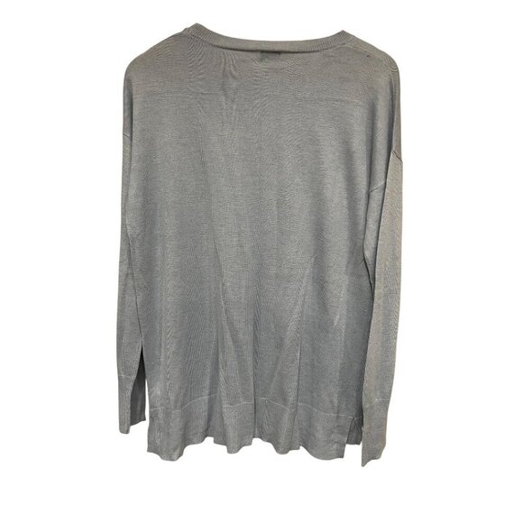 A New Day women's Light Blue Pullover Tunic Sweater Sz XL Soft Knit Relaxed Fit - Picture 4 of 8